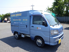 バブルシュートクリーン車