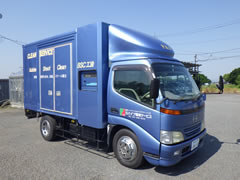 バブルシュートクリーン車